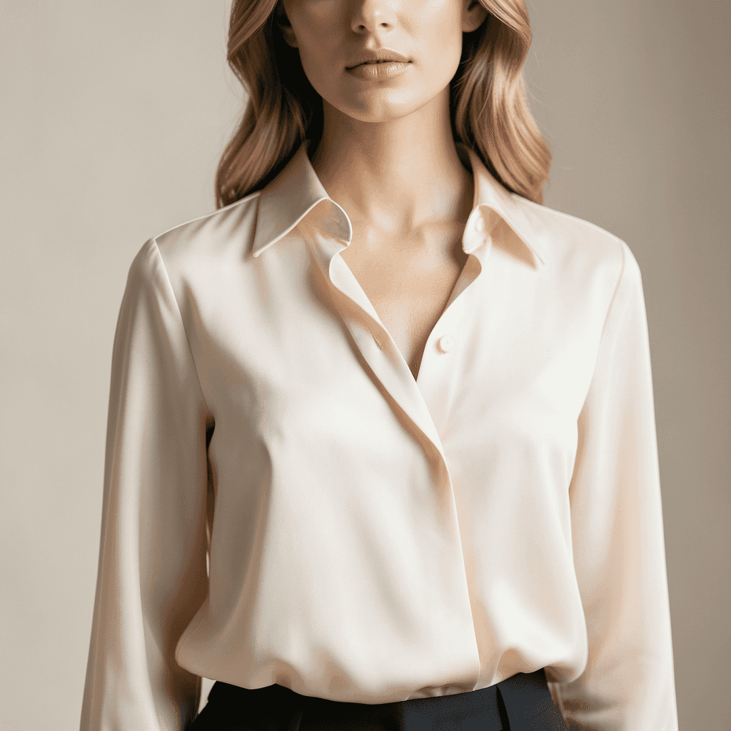 Camisa Lino Ivory Relaxed