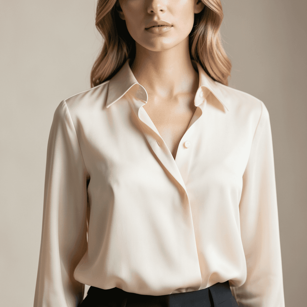 Camisa Lino Ivory Relaxed