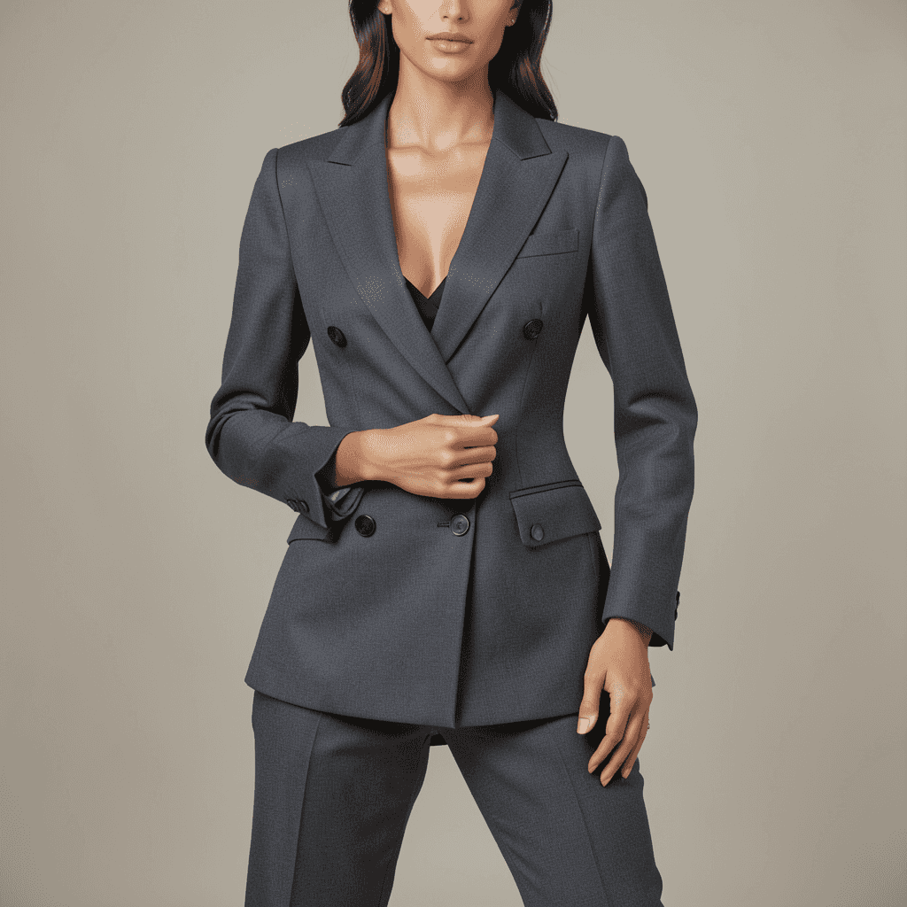 Traje Cruzado Navy Tailored